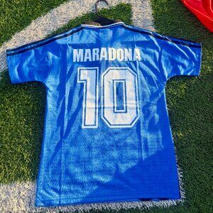 Maradona #10 Argentina 94/95 Away Retro Soccer Jersey Men’s Vintage Blue